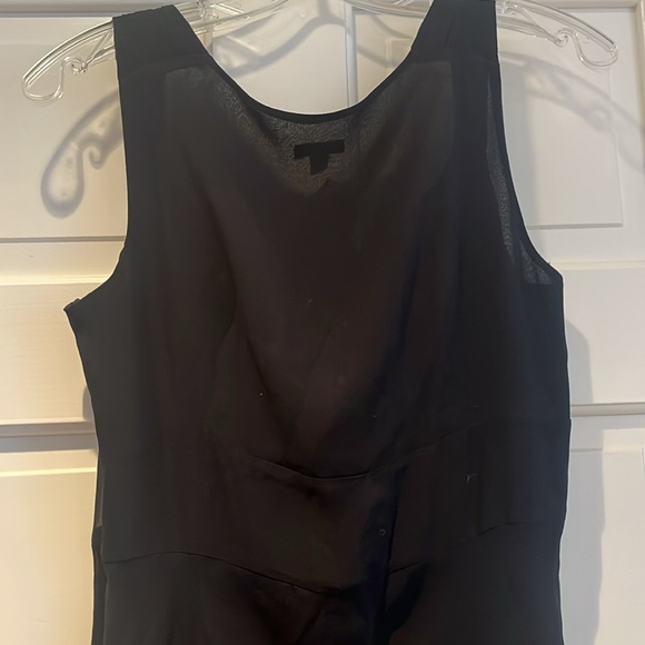 Ann Taylor Black silk midi dress - Picture 5 of 8